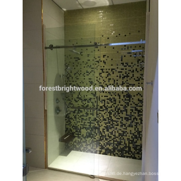 Rahmenlose innere Glasduschtür für Badezimmer des Hotels